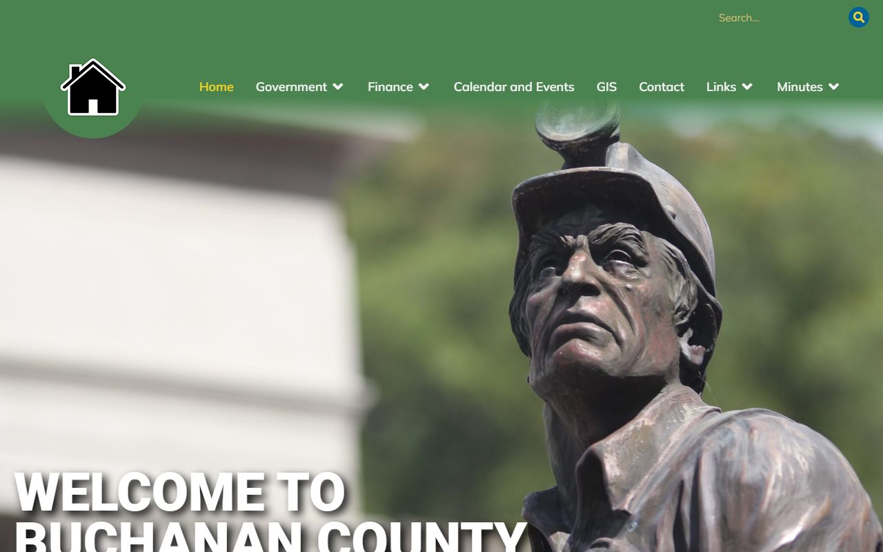 Buchanan County police records page from the Sheriff's Office in Grundy