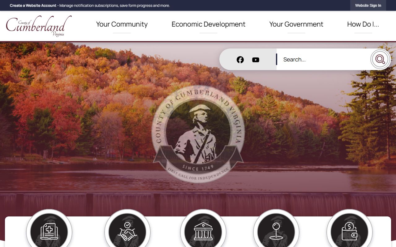 Cumberland County police records and government FOIA contact page
