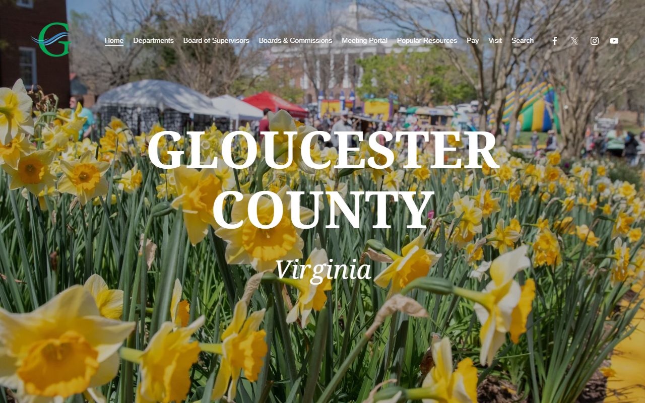 Gloucester County Sheriff's Office website for police records and FOIA requests