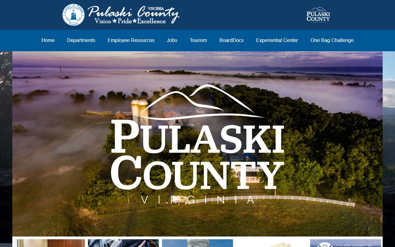 Pulaski County government website for police records and FOIA access