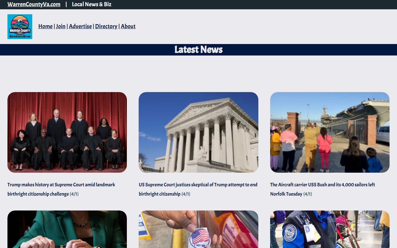 Warren County police records and Sheriff's Office information on Warren County government website