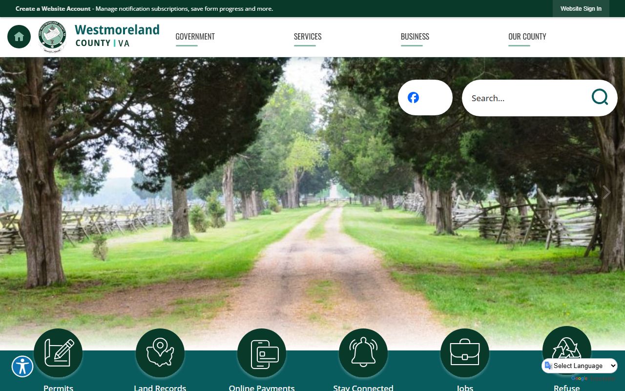 Westmoreland County police records information on county government website
